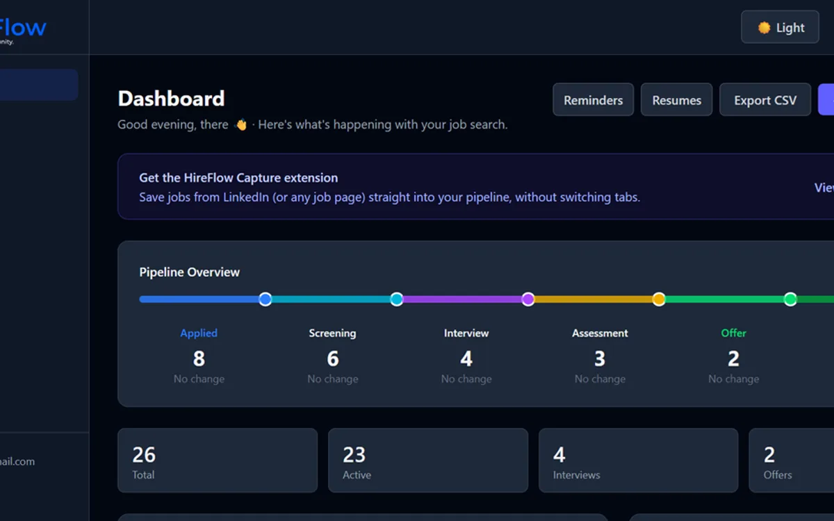 HireFlow preview
