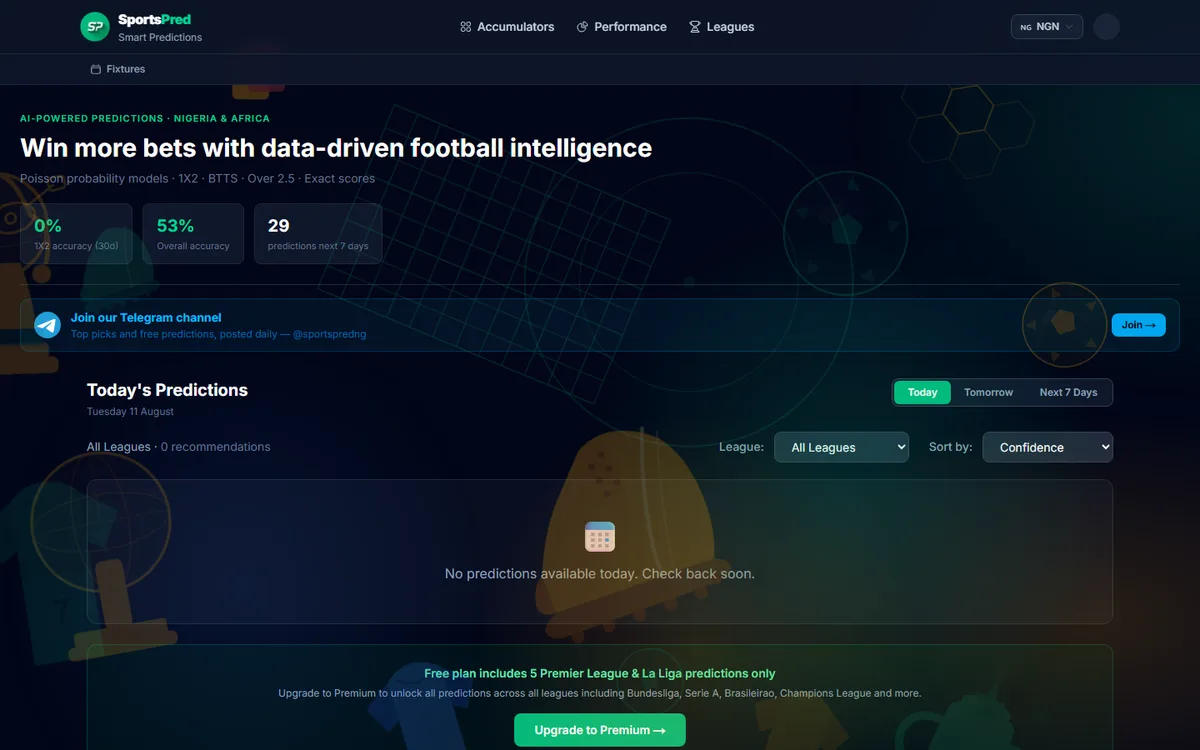 SportsPred preview